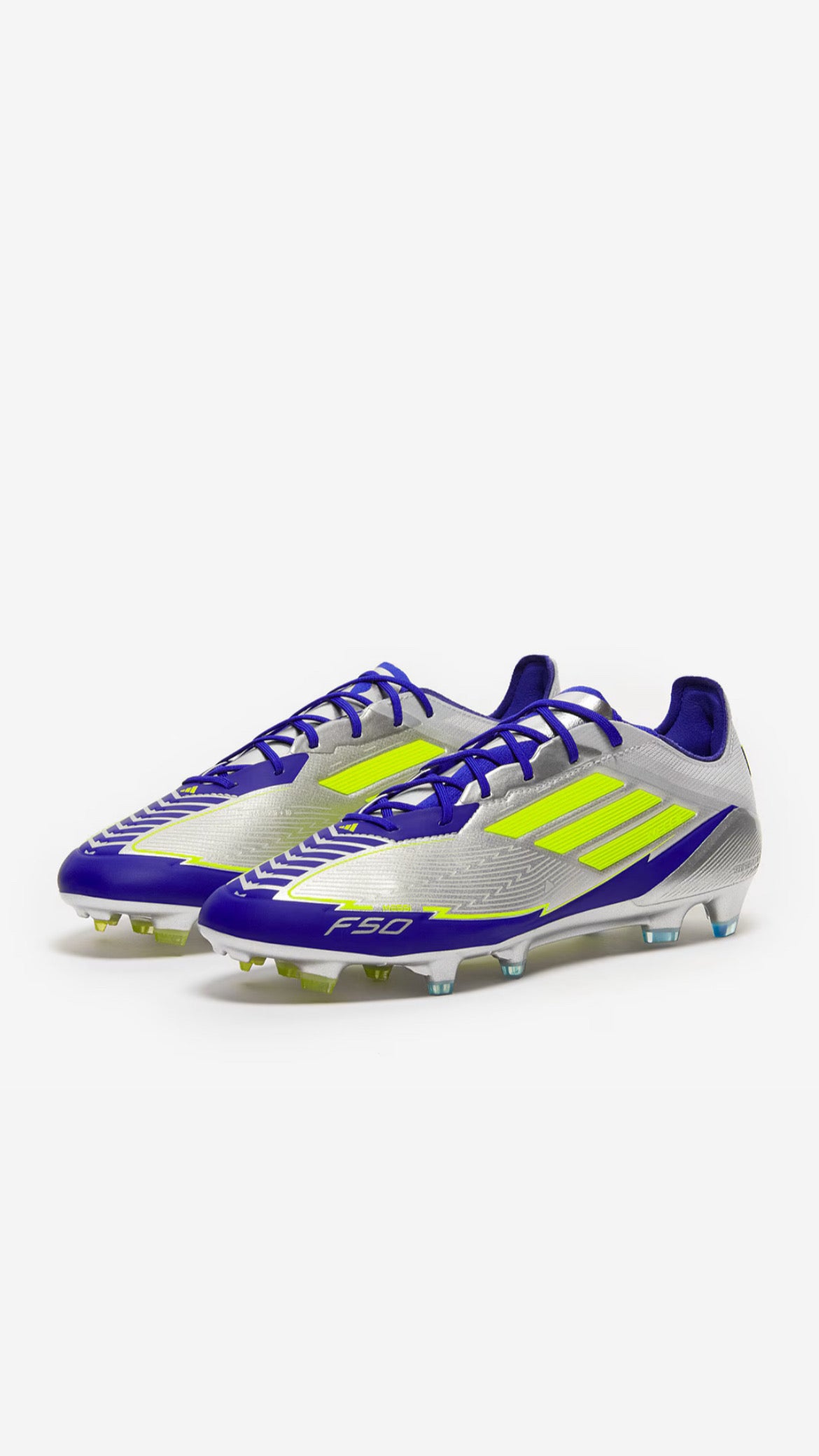 adidas F50 Elite FG - Silver Blue Volt
