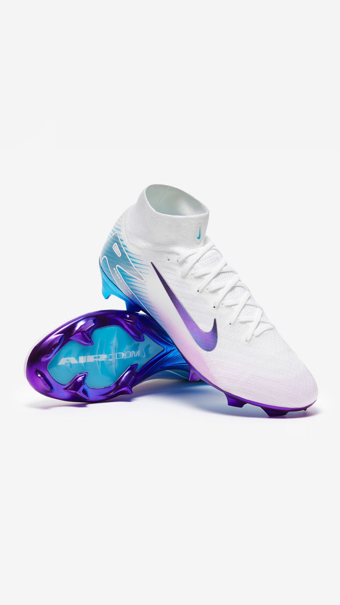 NIKE VAPOR MERCURIAL 16 ELITE FG - White Purple Blue High